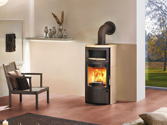 Hark 44 GT ecoplus Ofenkacheln creme, titan