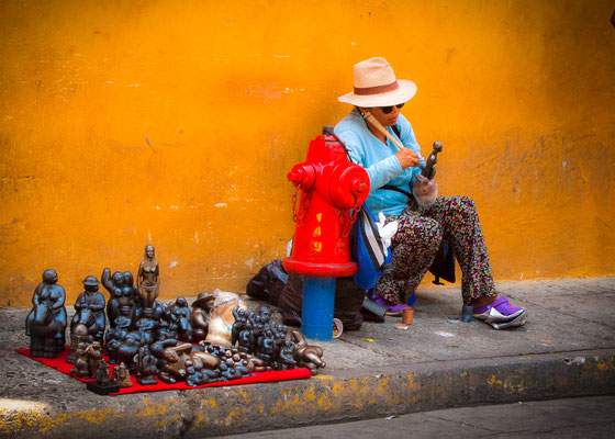 Anke Houdelet: Kunst in Cartagena / Kolumbien