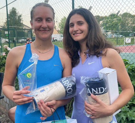 Open Femmes 2025 Alix Loubières Vainqueur (g) Clara Wolff Finaliste (d)