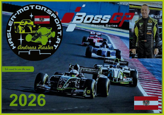 Andreas Hassler Motorsport Kalender und Shirt