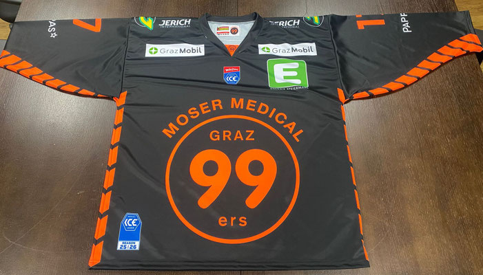 Manuel Ganahl, Graz 99ers signiert von allen Spielern