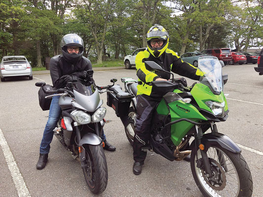 Ken Myers and I on our annual ride in North Carolina for "A Little Bit of Everything"