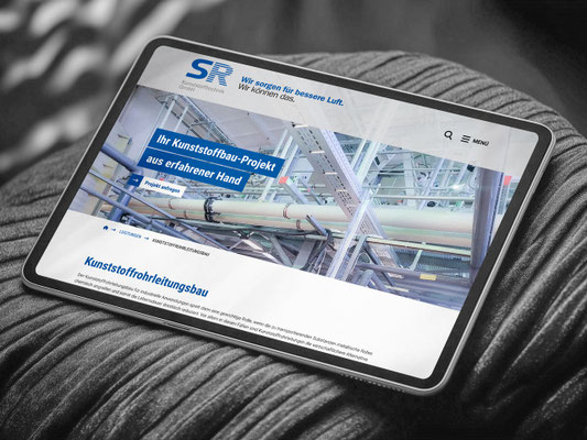 INCOM Kommunikation & Design | Webrelaunch für die S.R. Kunststofftechnik GmbH in Erfurt und Unterwellenborn