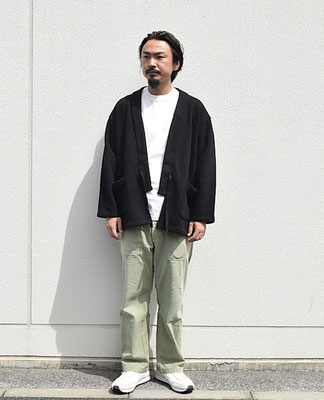 <Shoes> blueover <Outer> 吊り編み-褞袍