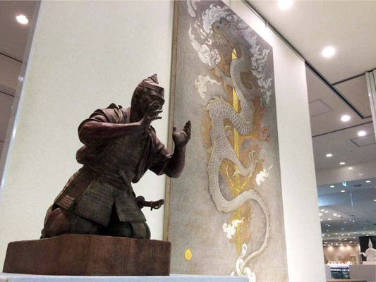 2016年10月22日「剣龍」・120P 「榎俊幸・加藤巍山 二人展」高島屋大阪店6FギャラリーNEXTの展示。