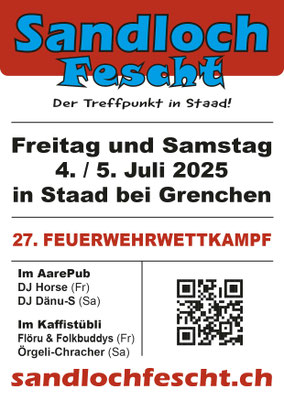Flyer Sandlochfescht 2025