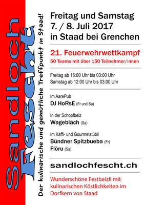 Flyer Sandlochfescht 2017