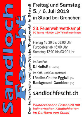 Flyer Sandlochfescht 2019