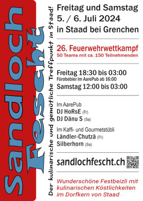 Flyer Sandlochfescht 2024
