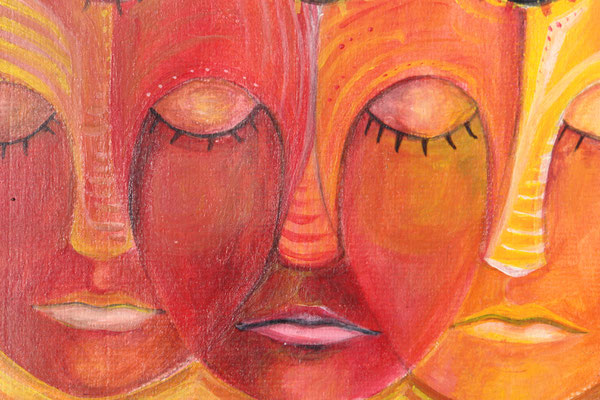 Serie: bewusst und unbewusst, Acryl. 2011 (copyright: oya-kunst, Nadide Ruthammer)