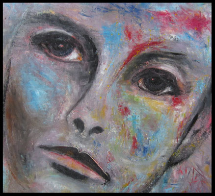 Charaktergesicht (90x90cm) Nr. 634