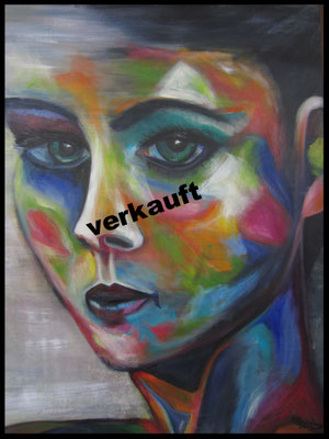 "Die Entschlossene" (111x91cm) Nr. 484