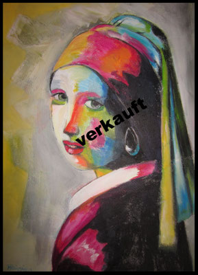 Mädchen mit Ohrring (50x70cm) Nr. 707