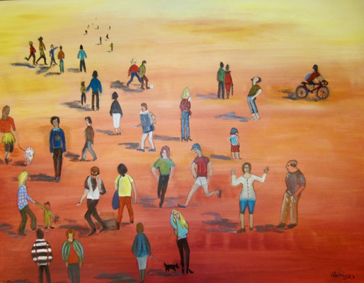 Strandgänger, 110 x 85cm, Nr. 805