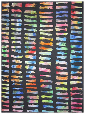 Sand-Strukturpastenfesnter (60x80cm) Nr. 561