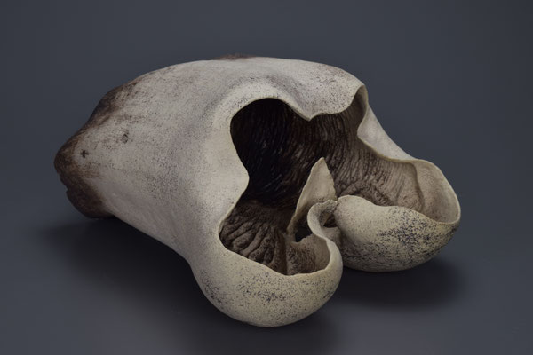 残像     Traces                   Ceramics     30×55×25 cm     2015