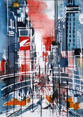 140 NYC 20 - Aquarelle 18 x 24