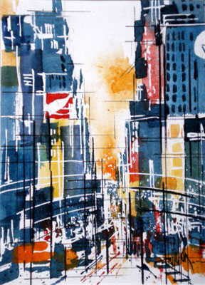 141 NYC 21 - Aquarelle 18 x 24