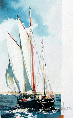 16 Souvenir de vendée - 2000 - Aquarelle 30 x 40