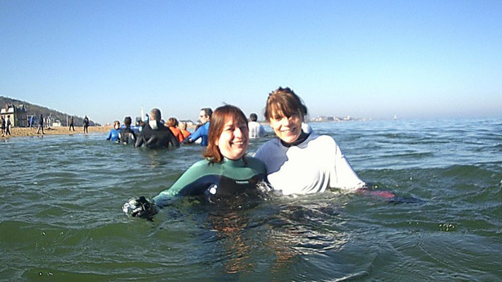 marche aquatique Houlgate - randeaucotefleurie.com