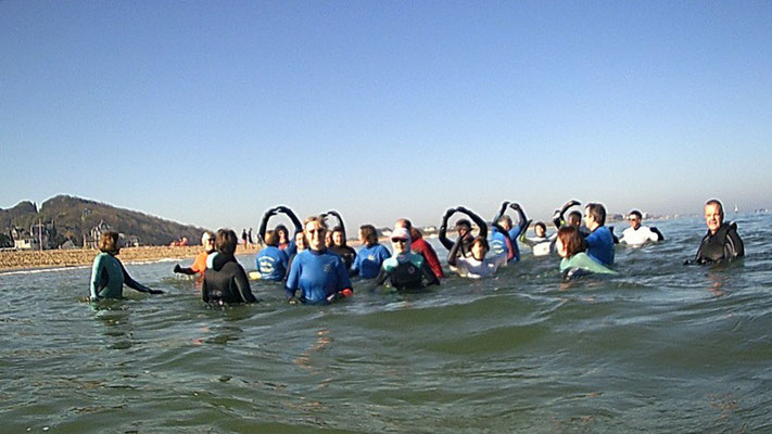 marche aquatique Houlgate - randeaucotefleurie.com