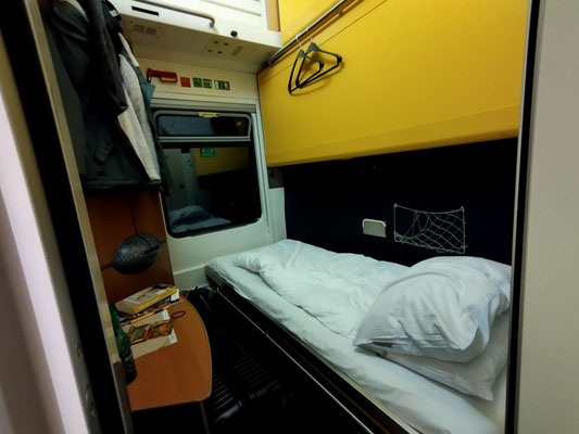 Sleeper Cabin in the Nightjet