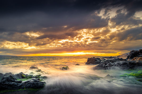 Bild Nr. 2019_6887: Abendstimmung am Meer auf Maui, Hawaii