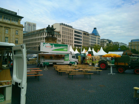 フランクフルトの街の風景