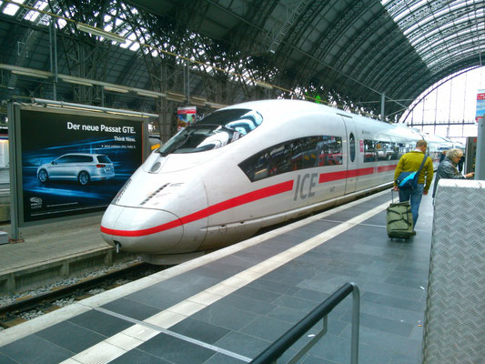 ドイツの新幹線ともいえるICE。