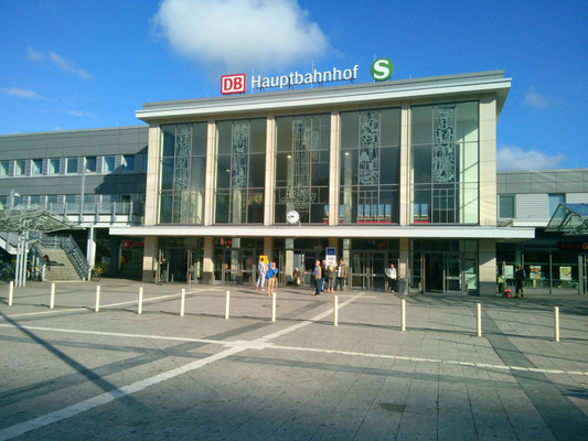 ドルトムントの中央駅。