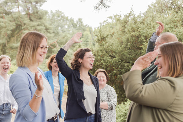 Give me five! - Photoshooting in der Wacholderheide