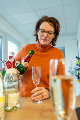 Ein Gläschen Sekt zum Anstoßen...