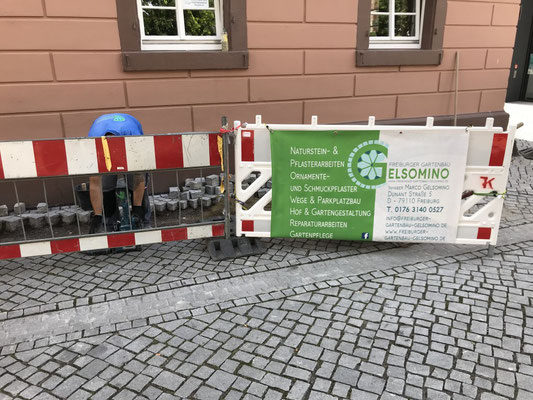 Freiburger Gartenbau Gelsomino - Strassenbau - Pflasterarbeit