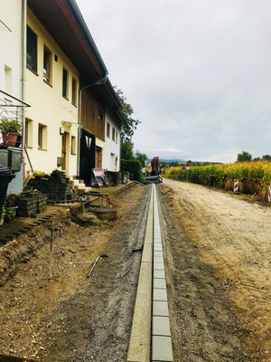 Freiburger Gartenbau Gelsomino Aussenanlage - Strassenbau