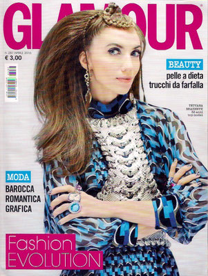 Copertina rivista Glamour AB SUITE