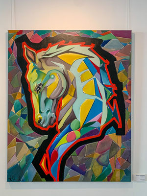 POWERHORSE - 100x80 cm Oil on Canvas