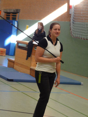 Madlen beim Trainerwettbewerb 