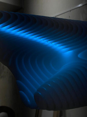 Christian Werner, Marit Leuchte, Entwicklung/Konstruktion eines Prototyps für die Firma Belum, Hamburg, Plexiglas, Laserbearbeitung