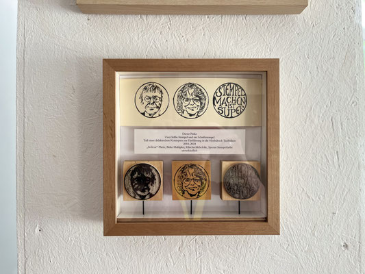 Dieter Pinke, Zwei Selfie-Stempel und ein Schriftstempel