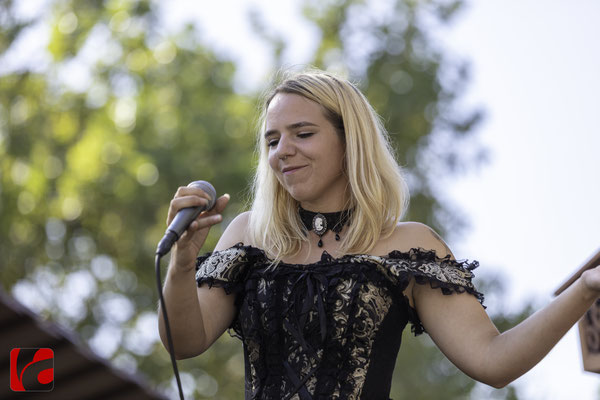 Mittelalterfest Zug 2019, Gsang: Evelyne Imhof (Meril)