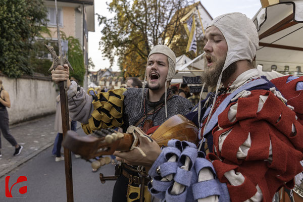 Mittelalterfest Zug 2019, Hellebarden