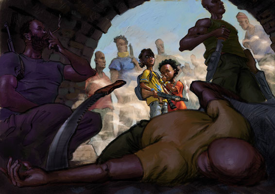 il pensait que ce ne serait qu'un jeu, comme il l'avait joué tant de fois avec ses amis dans la rue, mais la réalité était bien plus cruelle et choquante