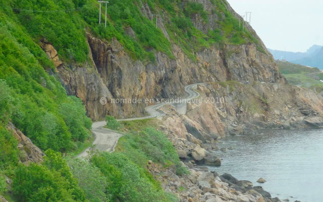 Route d'accès à Nyksund