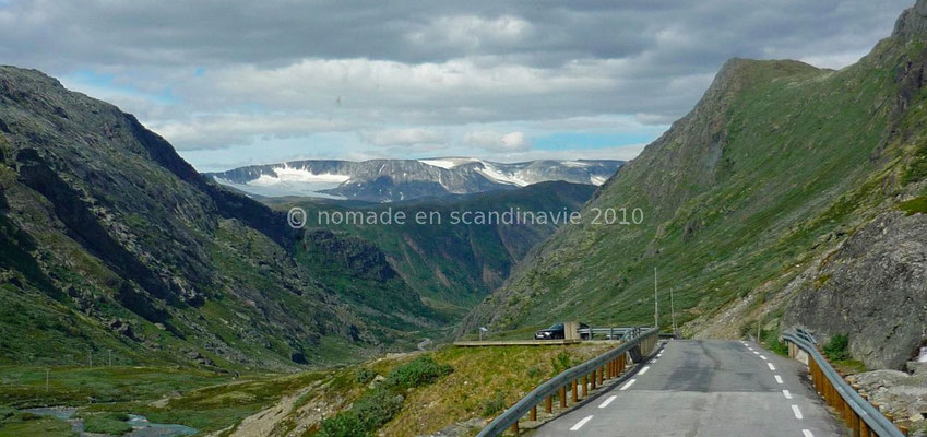 La descente du Leirdalen vers Lom