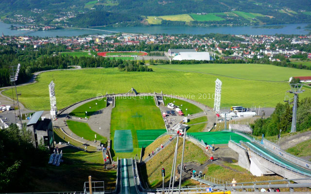 Beau panorama sur Lillehammer