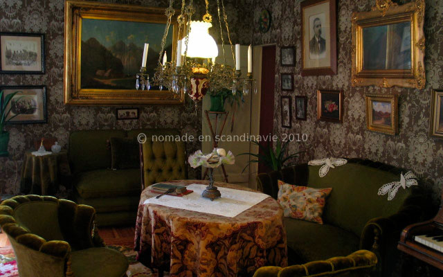 Den Gamle by (la vieille ville), à Aarhus, intérieur de maison bourgeoise