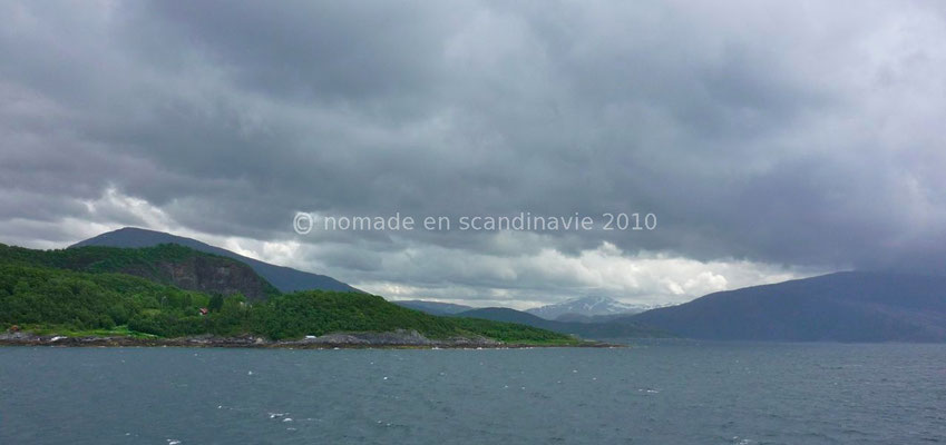 Traversée d'un fjord