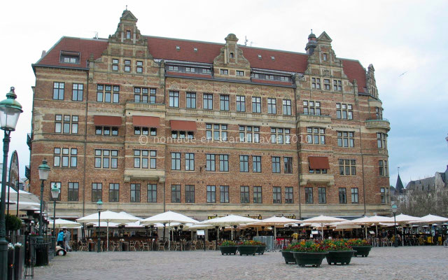 Malmö, terrasse protégée