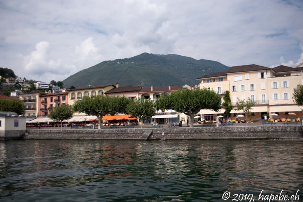 Auf dem Schiff von Locarno - Ascona