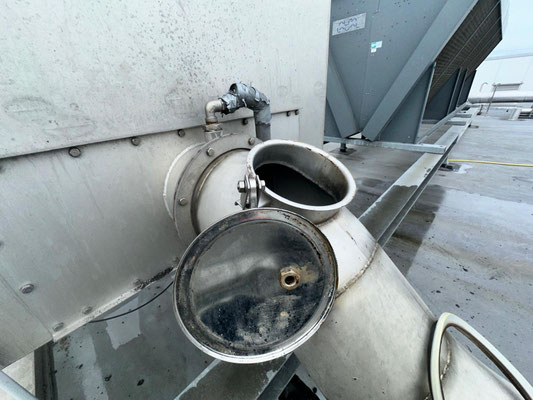 Inspatieluik t.b.v. inspectie en reiniging industriële afzuigkanalen